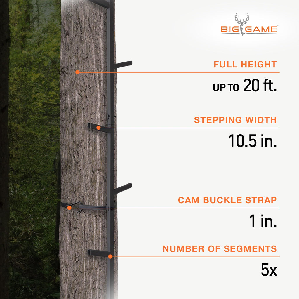 Climbing Ladder Sticks, 20 ft Portable T102939