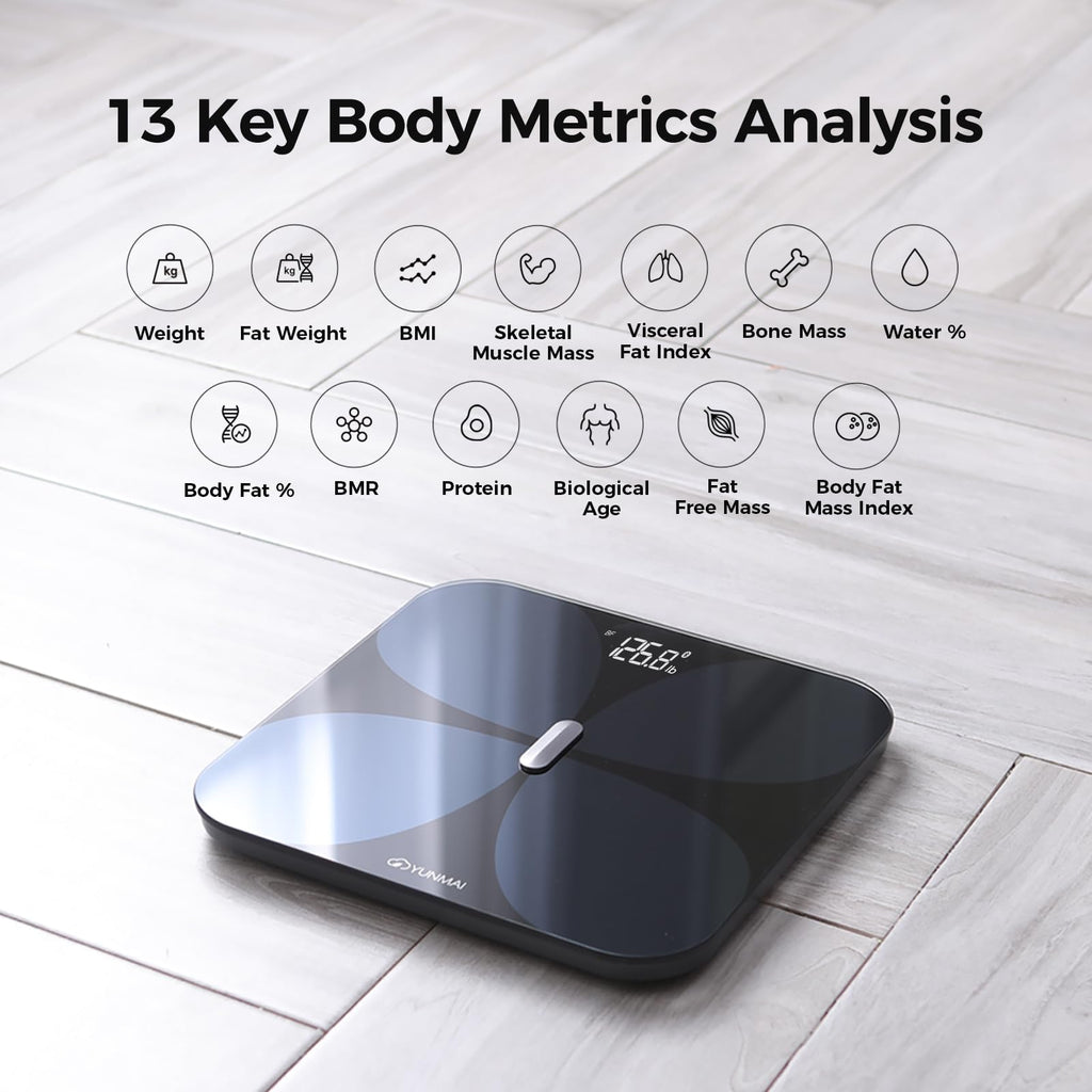 Smart Bluetooth Body Composition Scale 400lb I694