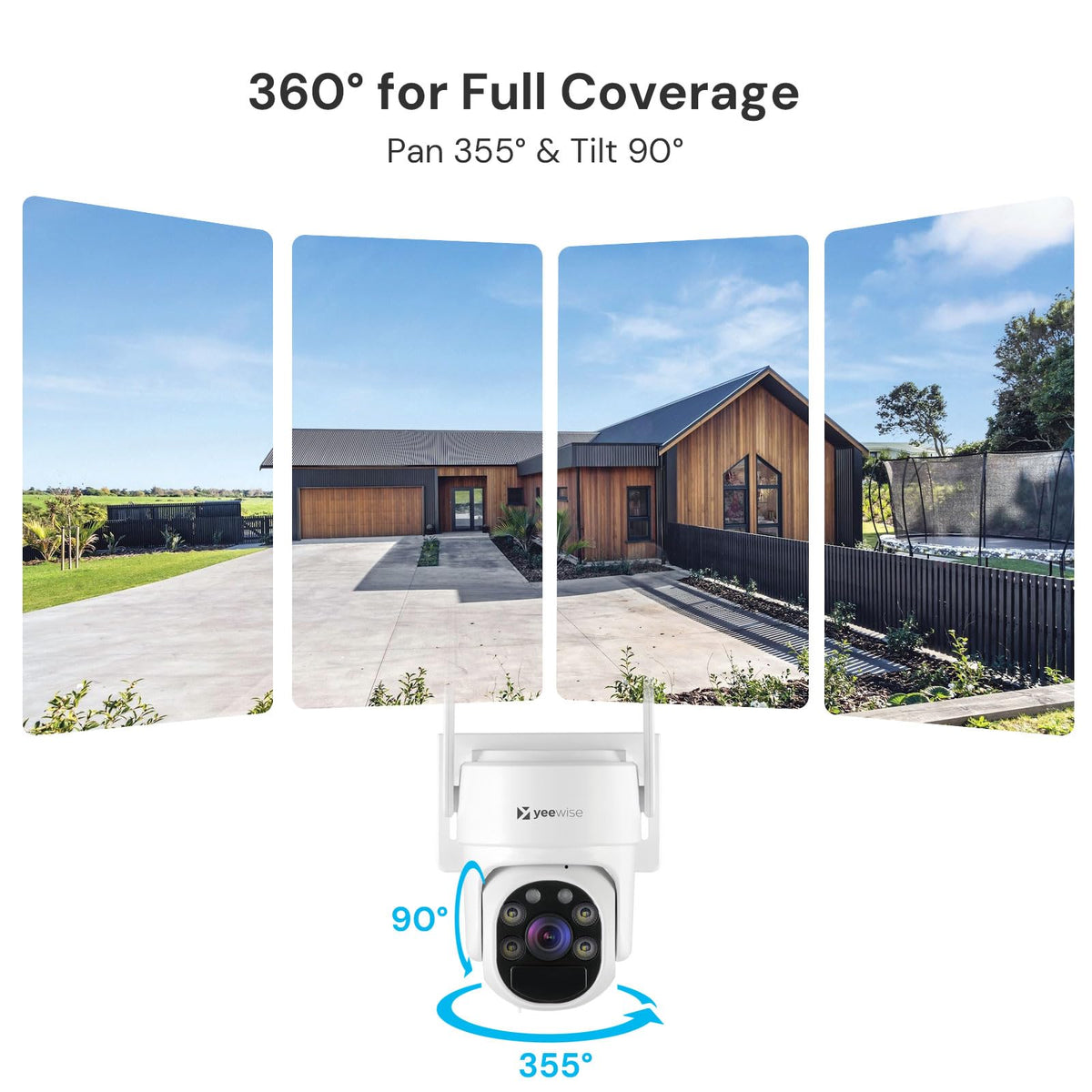 4MP Solar Wireless Security Cameras B400045
