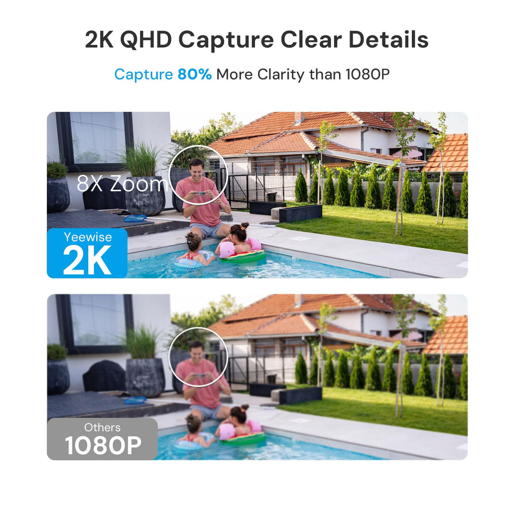 4MP Solar Wireless Security Cameras B400045