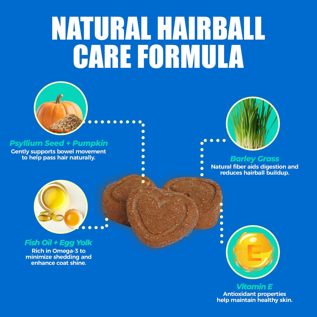 Hairball Control Cat Treats W828319