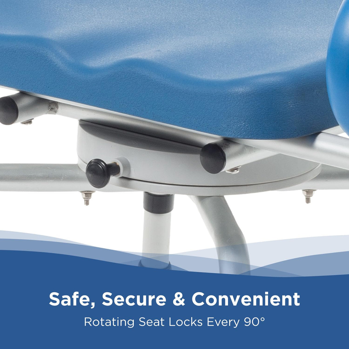 Rotating Shower Chair with Padded Swivel Seat G618
