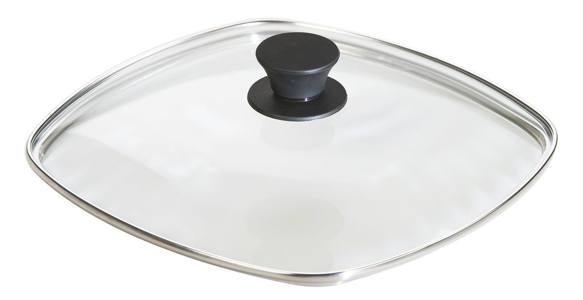 10.5 Inches Square Tempered Glass Lid V622