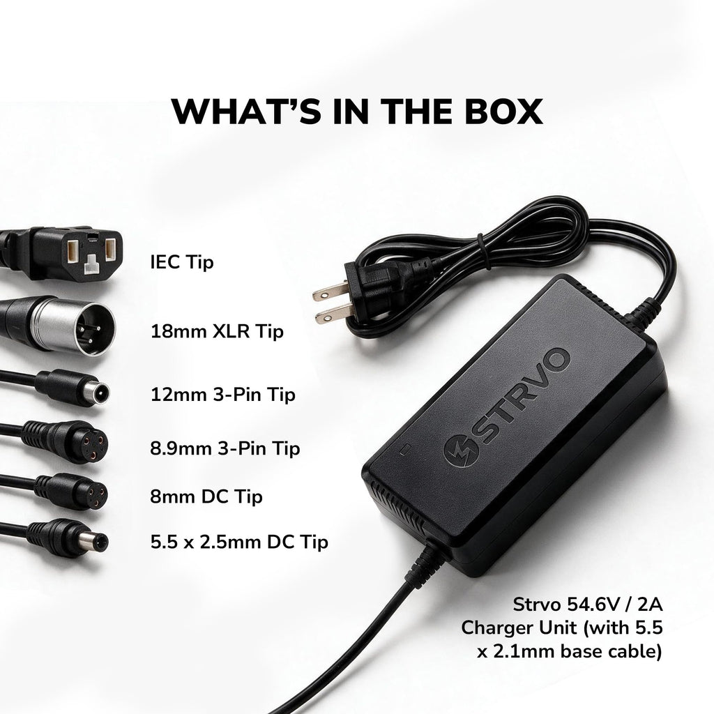 54.6V 2A Electric Scooter and Bike Battery Charger K48057