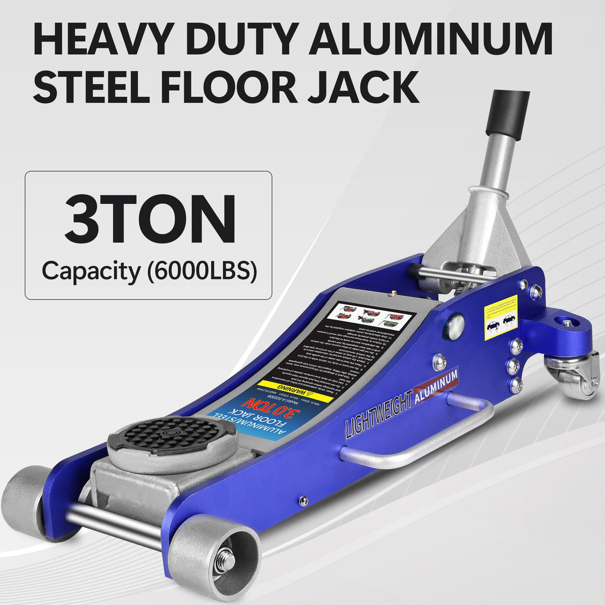 3 Ton Low Profile Aluminum and Steel Floor Jack O537704