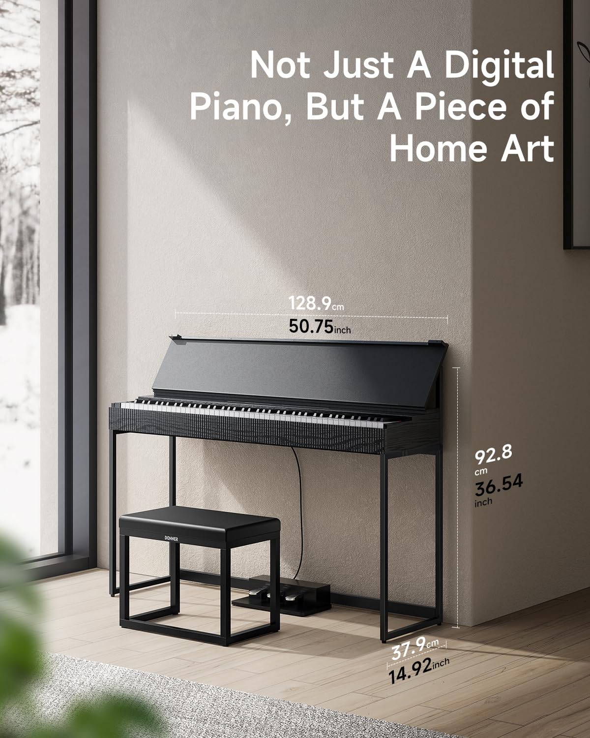 88 Key Weighted Digital Piano B679985