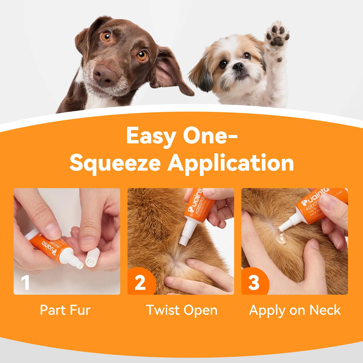Flea and Tick Prevention for Small Dogs & Puppies, 3 Monthly Doses P744165