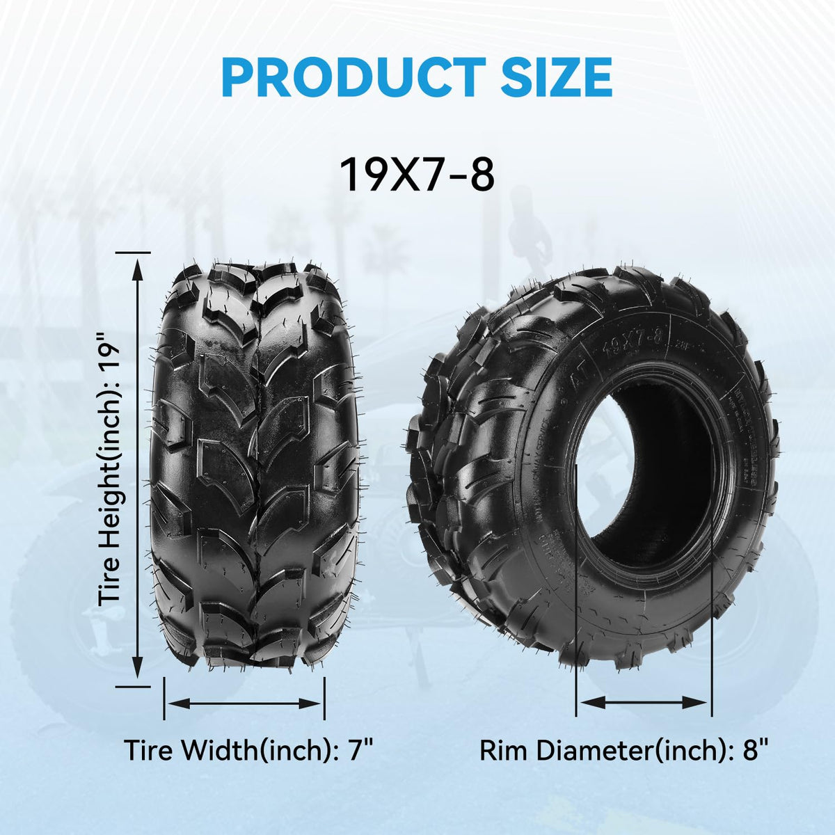 19x7-8 Tubeless Tire O297550