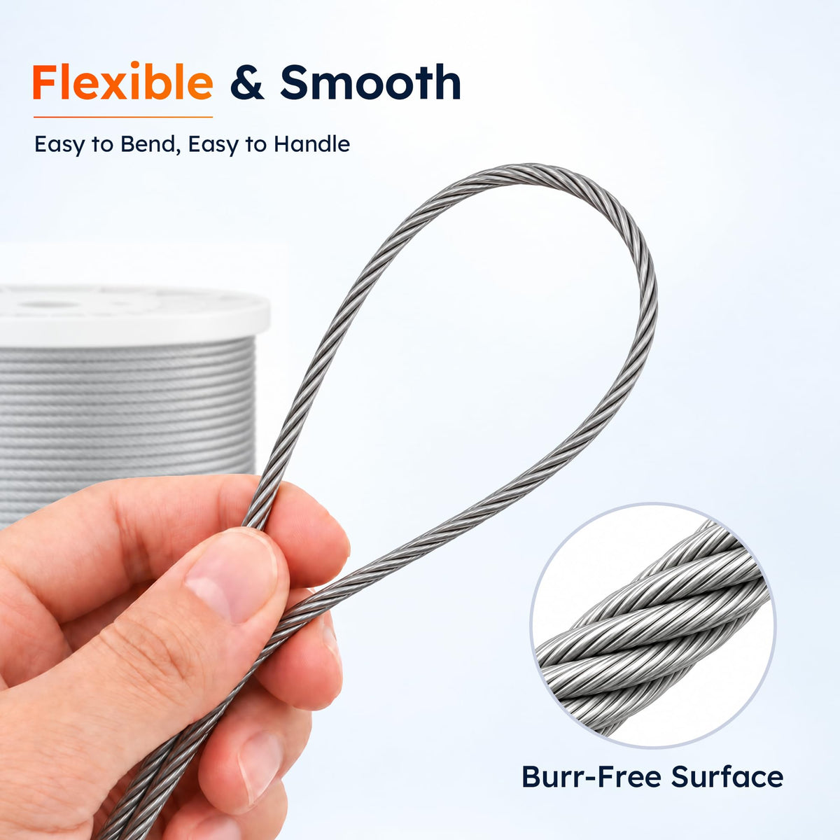 1/8" T316 Stainless Steel Cable W9770