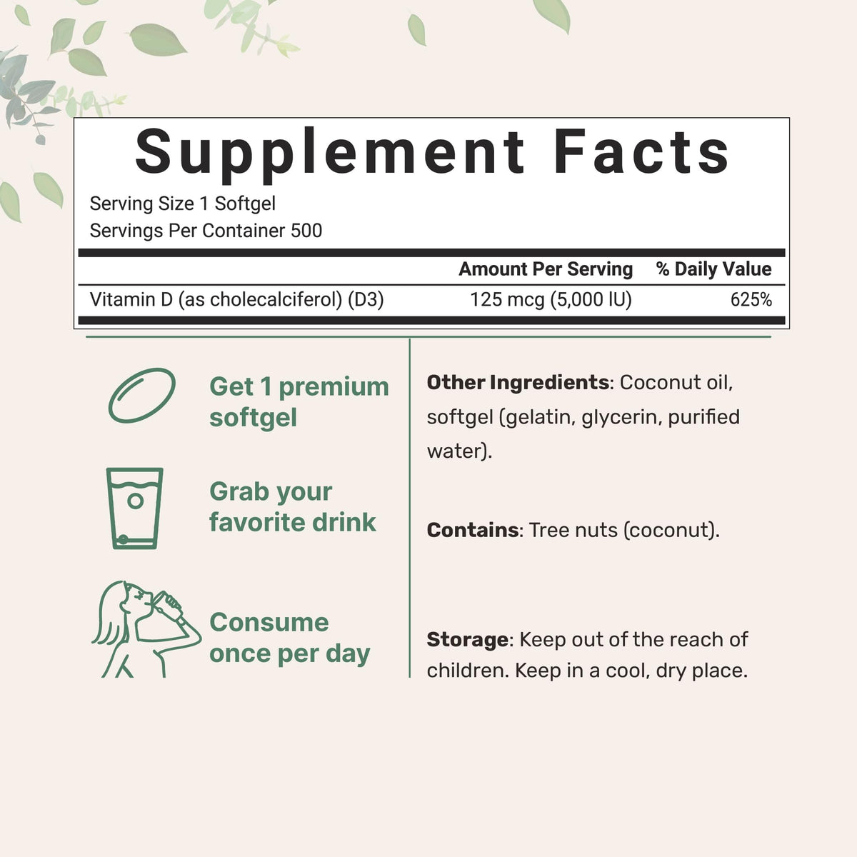 Multi Collagen Protein Powder & Vitamin D3 Bundle Pack I852