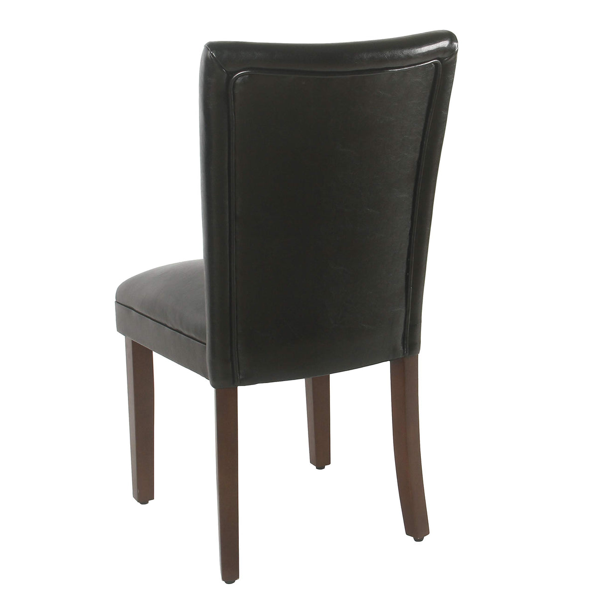 Black Faux Leather Dining Chair Set of 2 M139