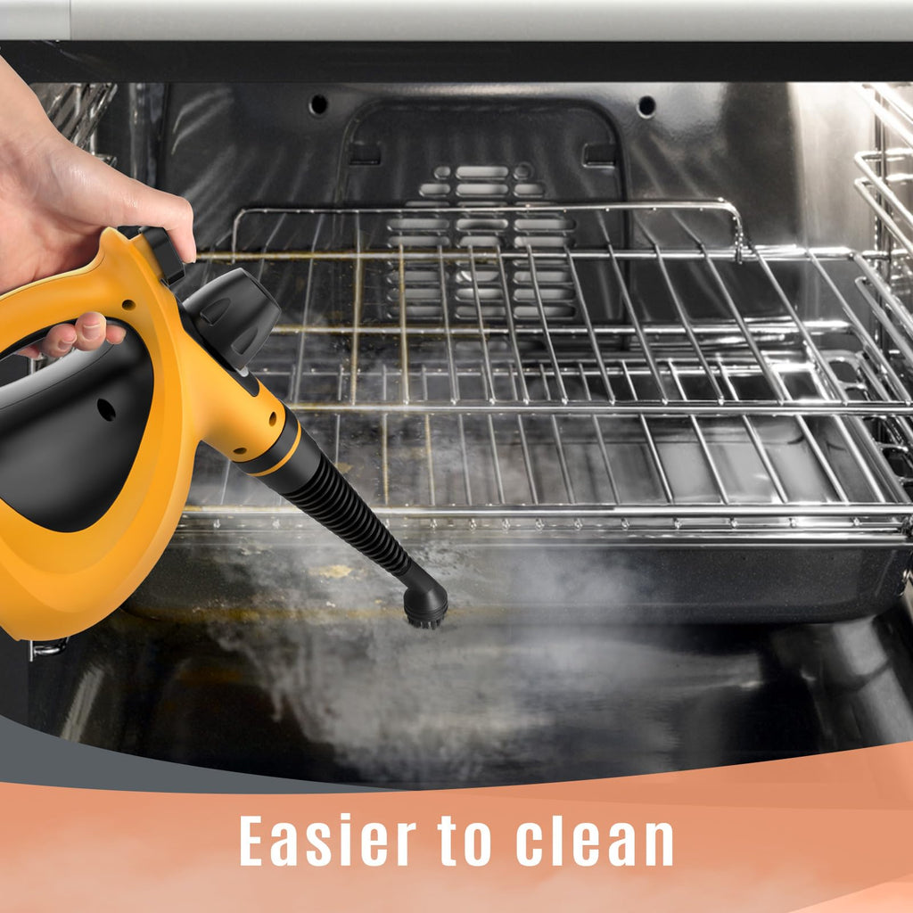 Pressurized Handheld Multi-Surface Natural Steam Cleaner with 12 pcs Accessories F449