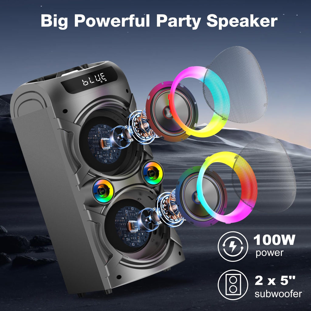 100W Portable Bluetooth Speaker I552