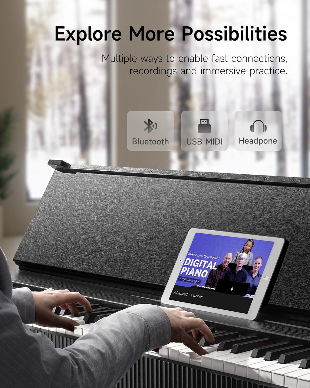 88 Key Weighted Digital Piano B679985