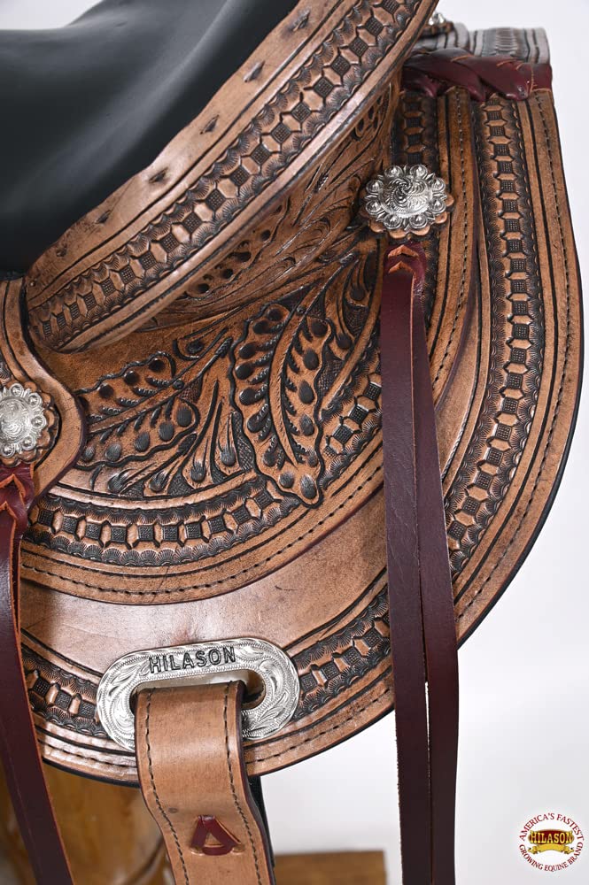 Antique Brown Western Trail Saddle Q5879