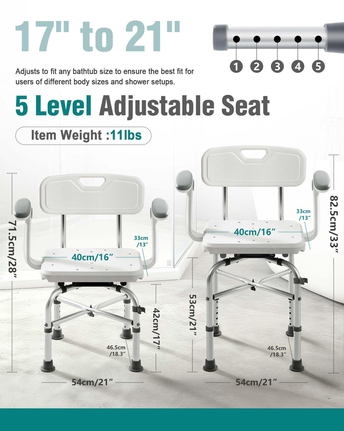 Adjustable Shower Chair Z14765
