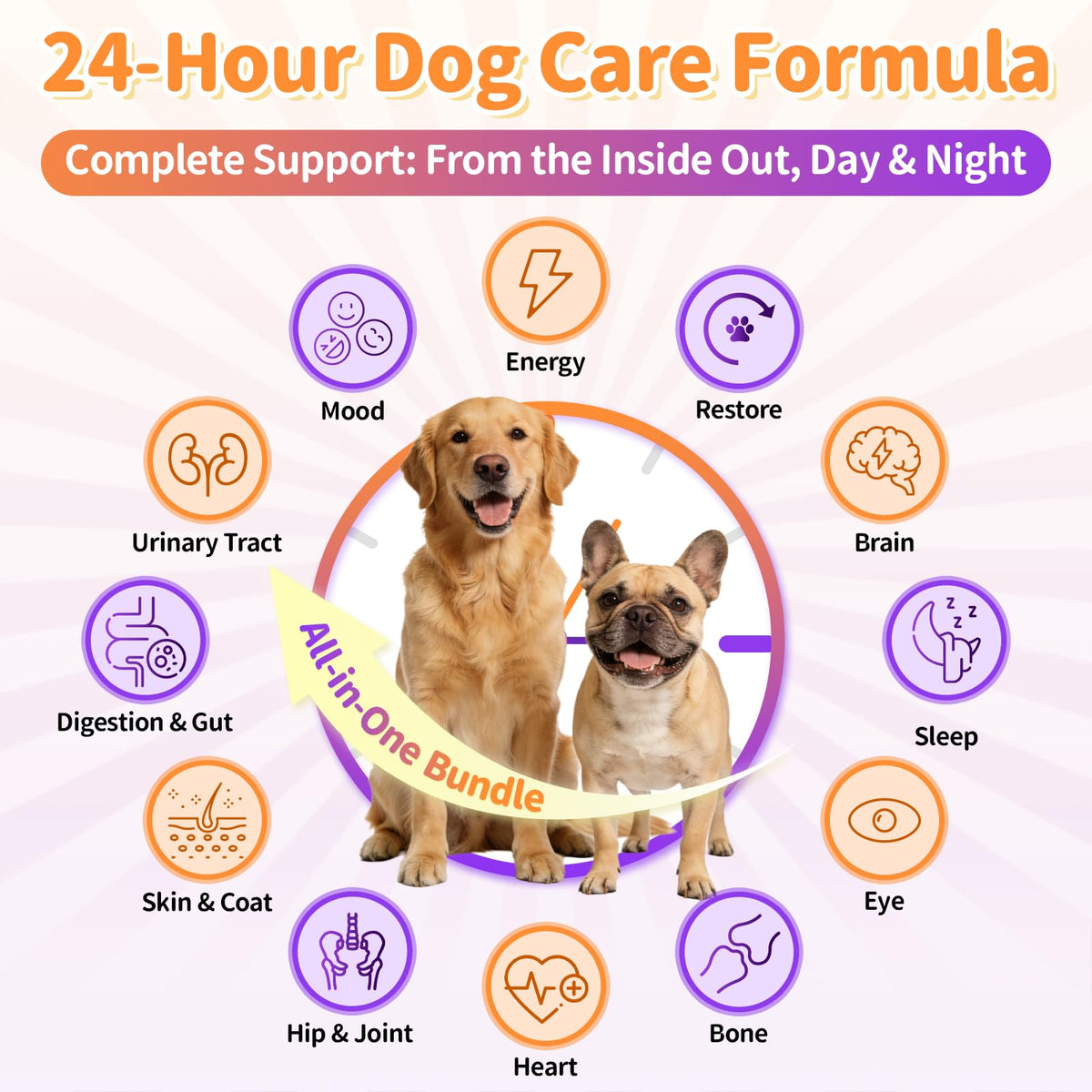 Dog Vitamins and Supplements 2 Pack Chicken U573070