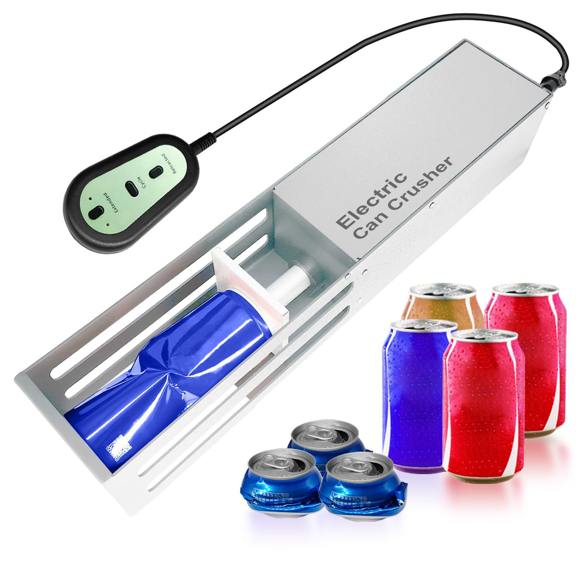 Electric Can Crusher with Button Controller N392