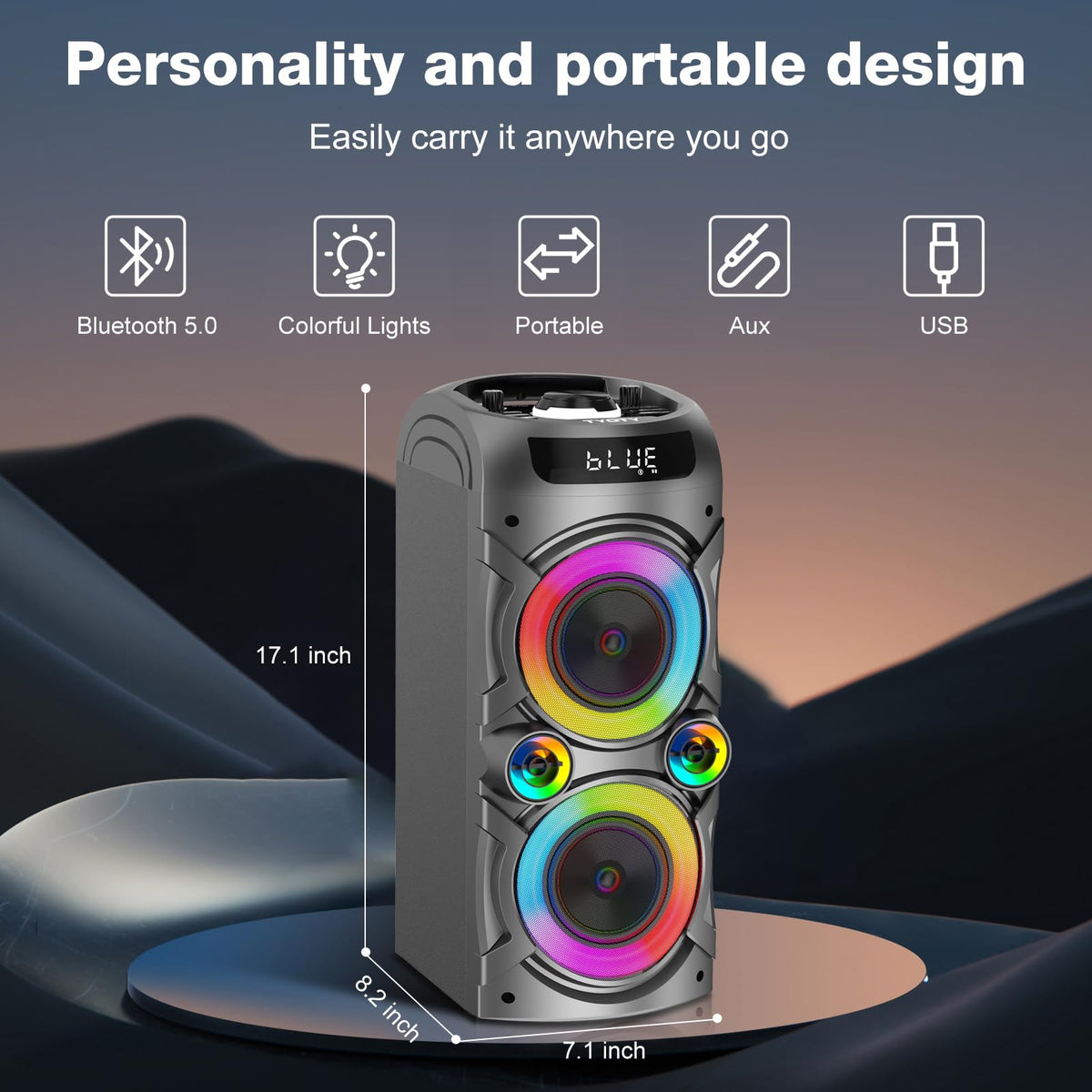 100W Portable Bluetooth Speaker I552