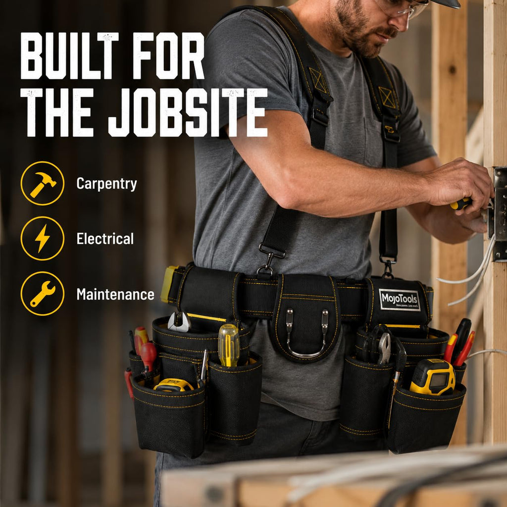 Heavy Duty Tool Belt with Suspenders C703643