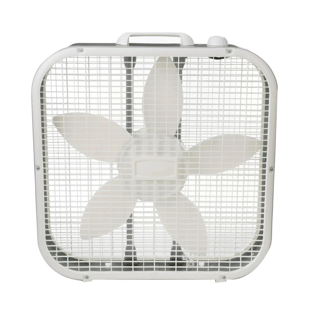 20 Inch 3 Speed White Box Fan T46453