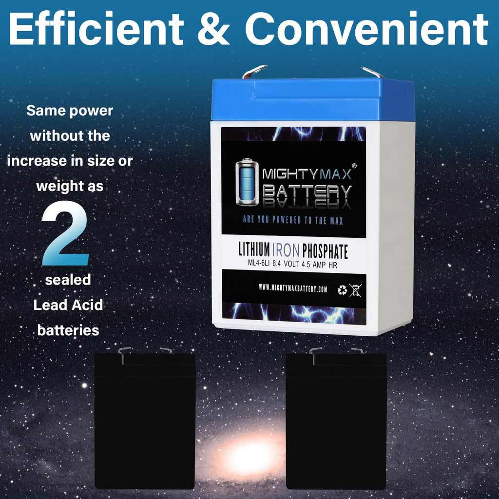 6V 4.5AH Lithium Replacement Battery K39183