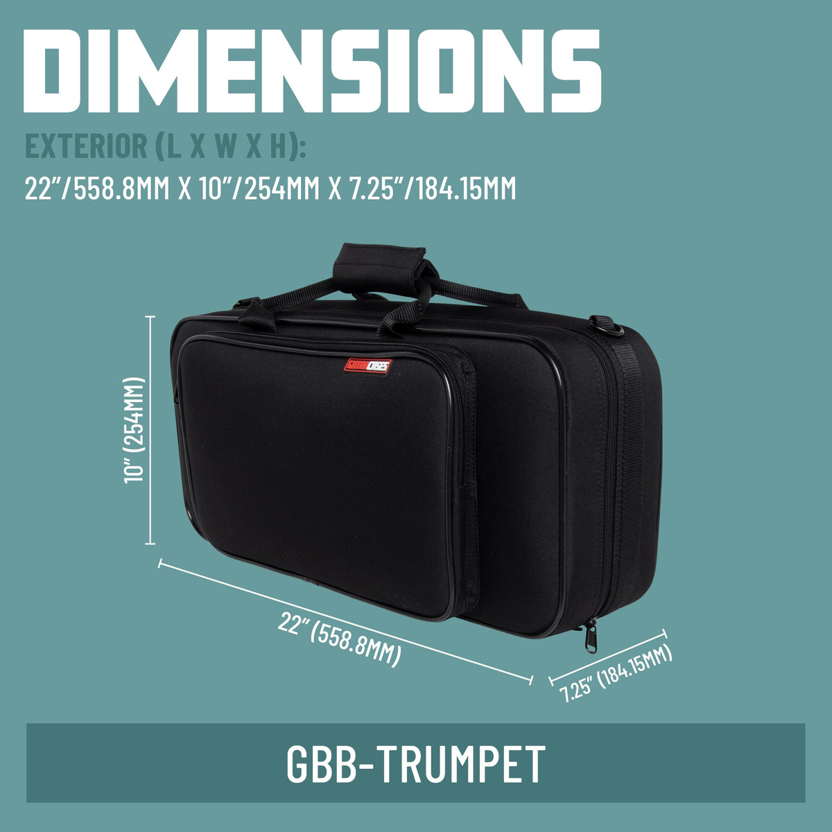 Lightweight Beginner Case for Bb Trumpet M400