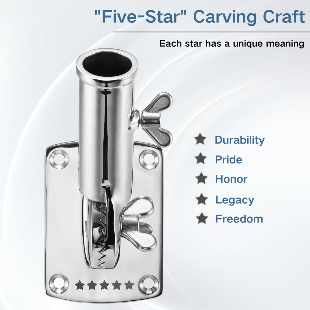 316 Stainless Steel Adjustable Flag Pole Holder G287