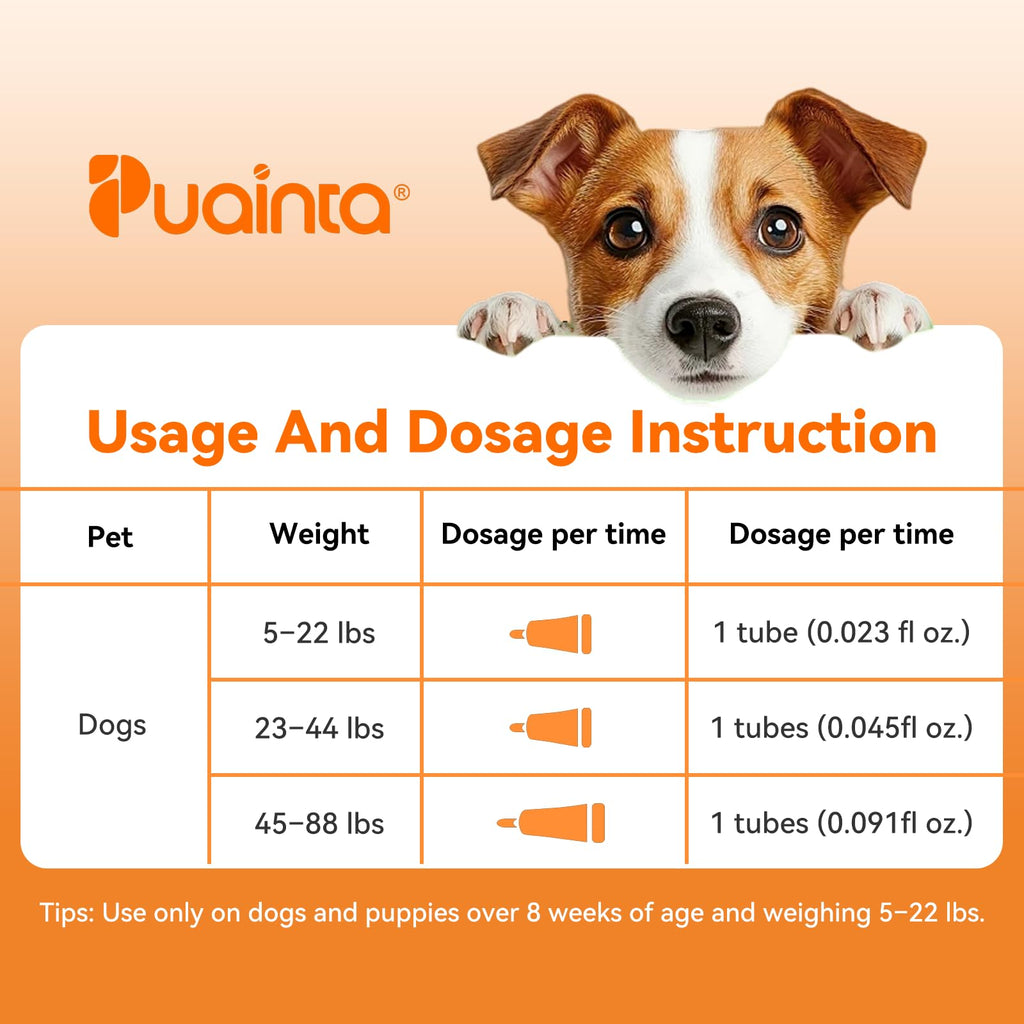 Flea and Tick Prevention for Small Dogs & Puppies, 3 Monthly Doses P744165