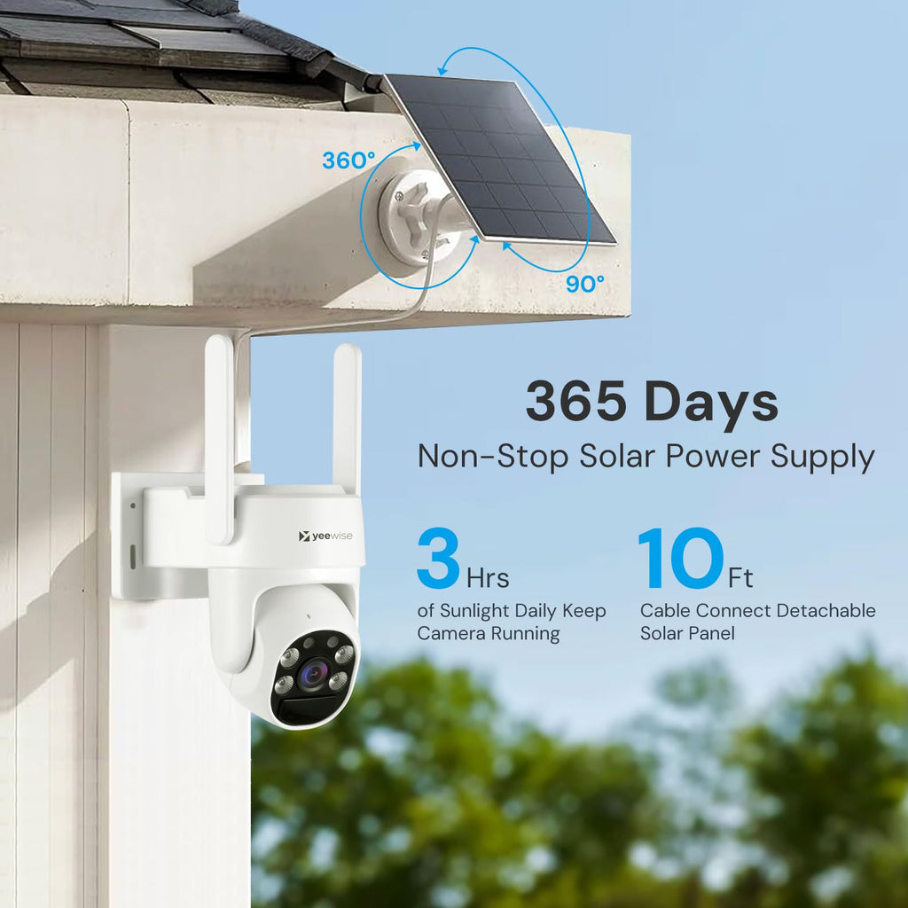 4MP Solar Wireless Security Cameras B400045