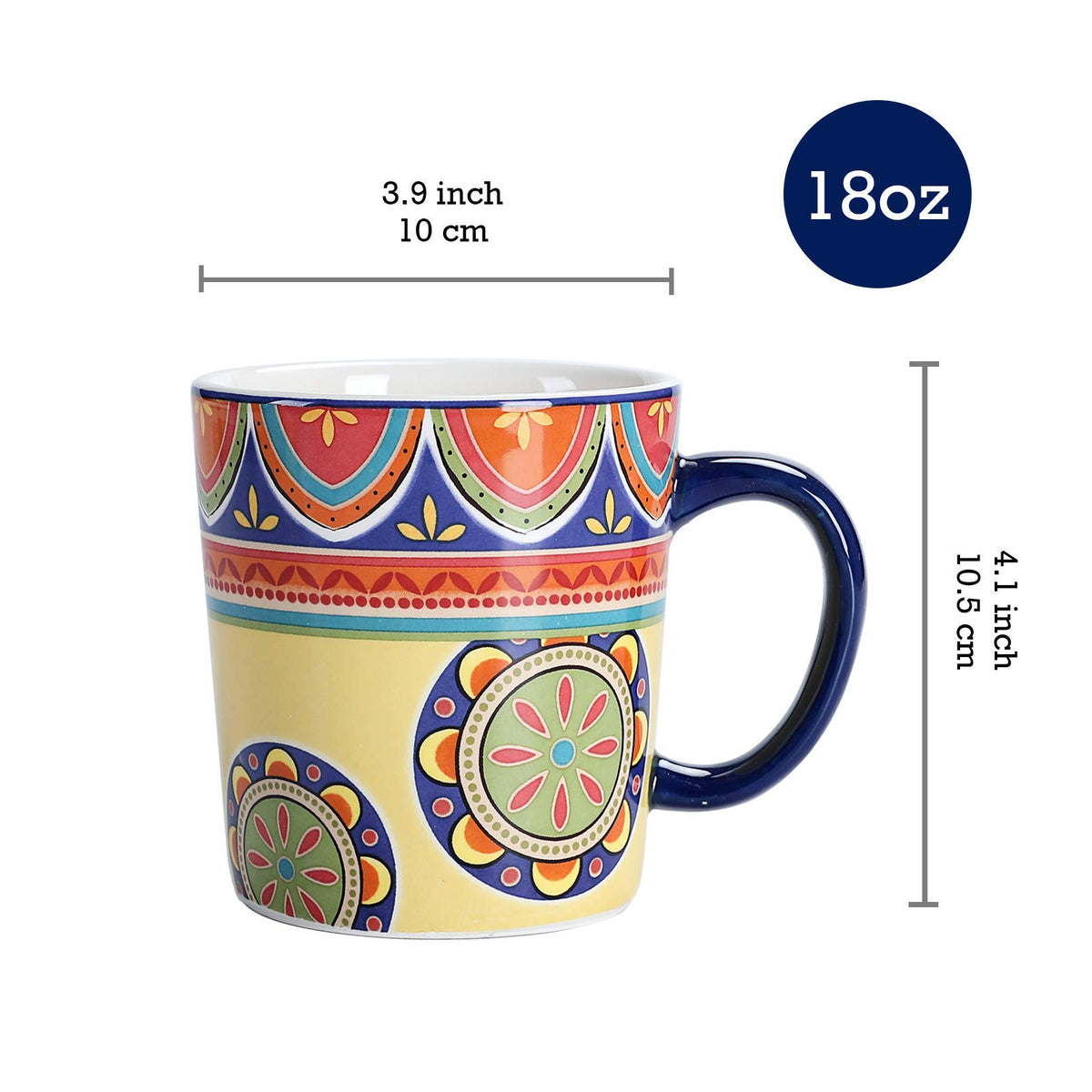 Ceramic 16 pcs Dinnerware Set, Service for 4 Y4614