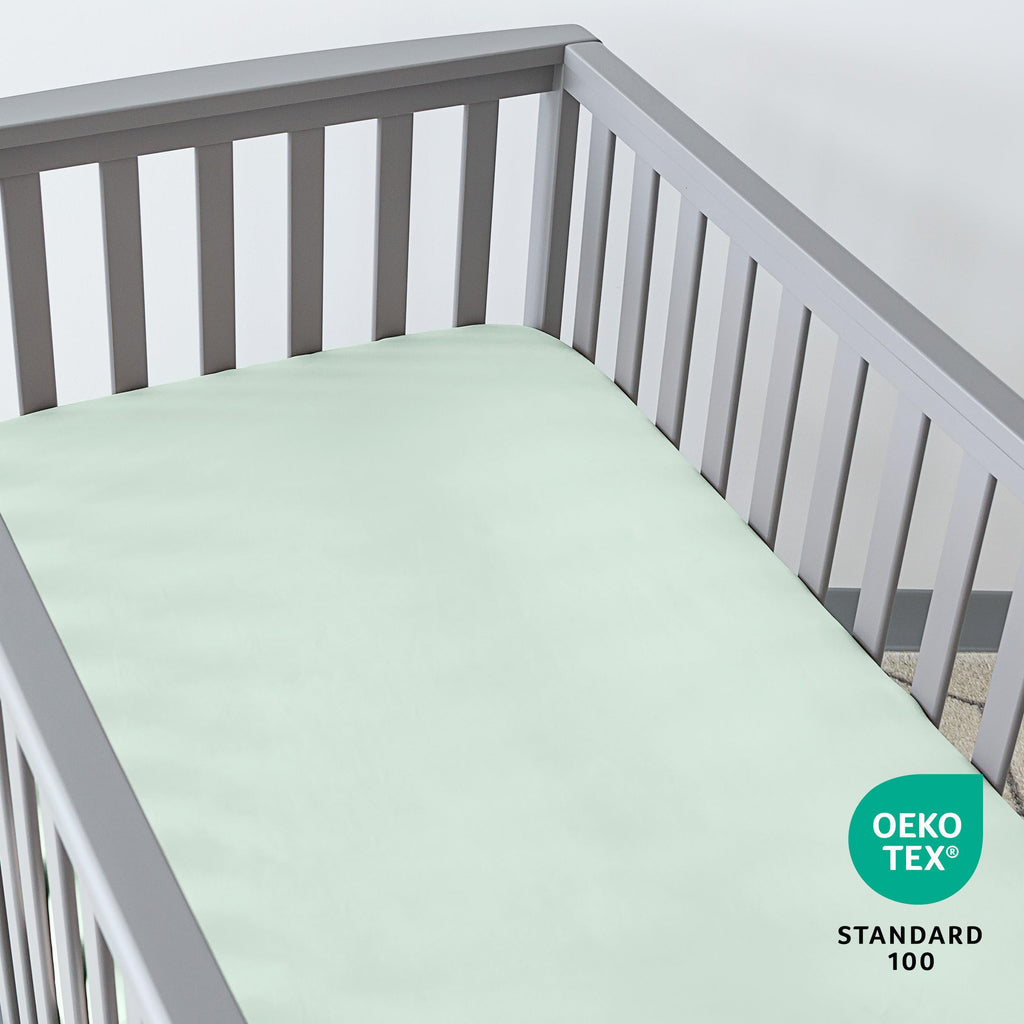 3-Pack Ultra-Soft Microfiber Fitted Crib Sheet I7233