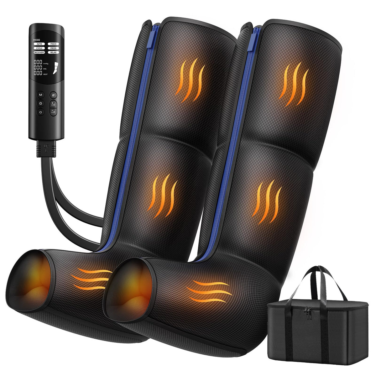 Leg Compression Massager with 3-Zone Heat V3675
