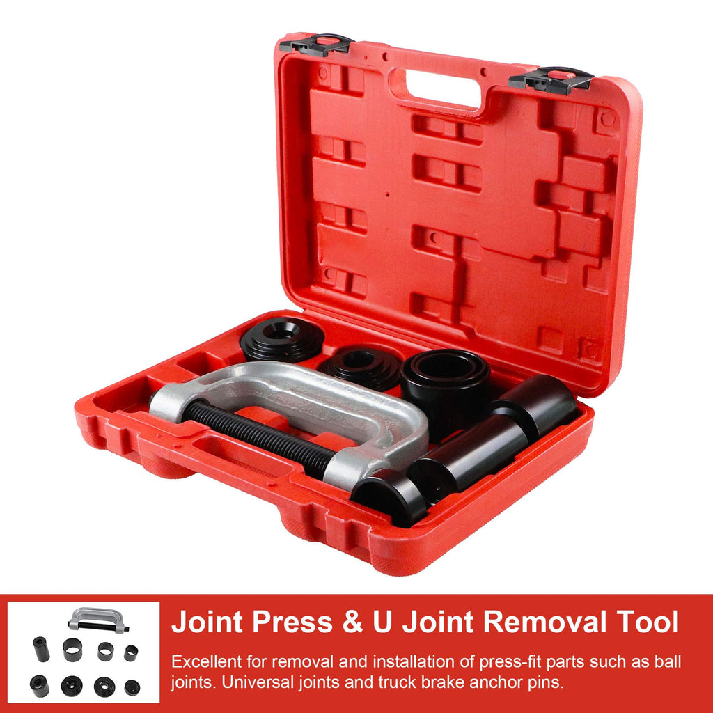 Heavy Duty Ball Joint Press & U Joint Removal Tool Kit with 4x4 Adapters U1500