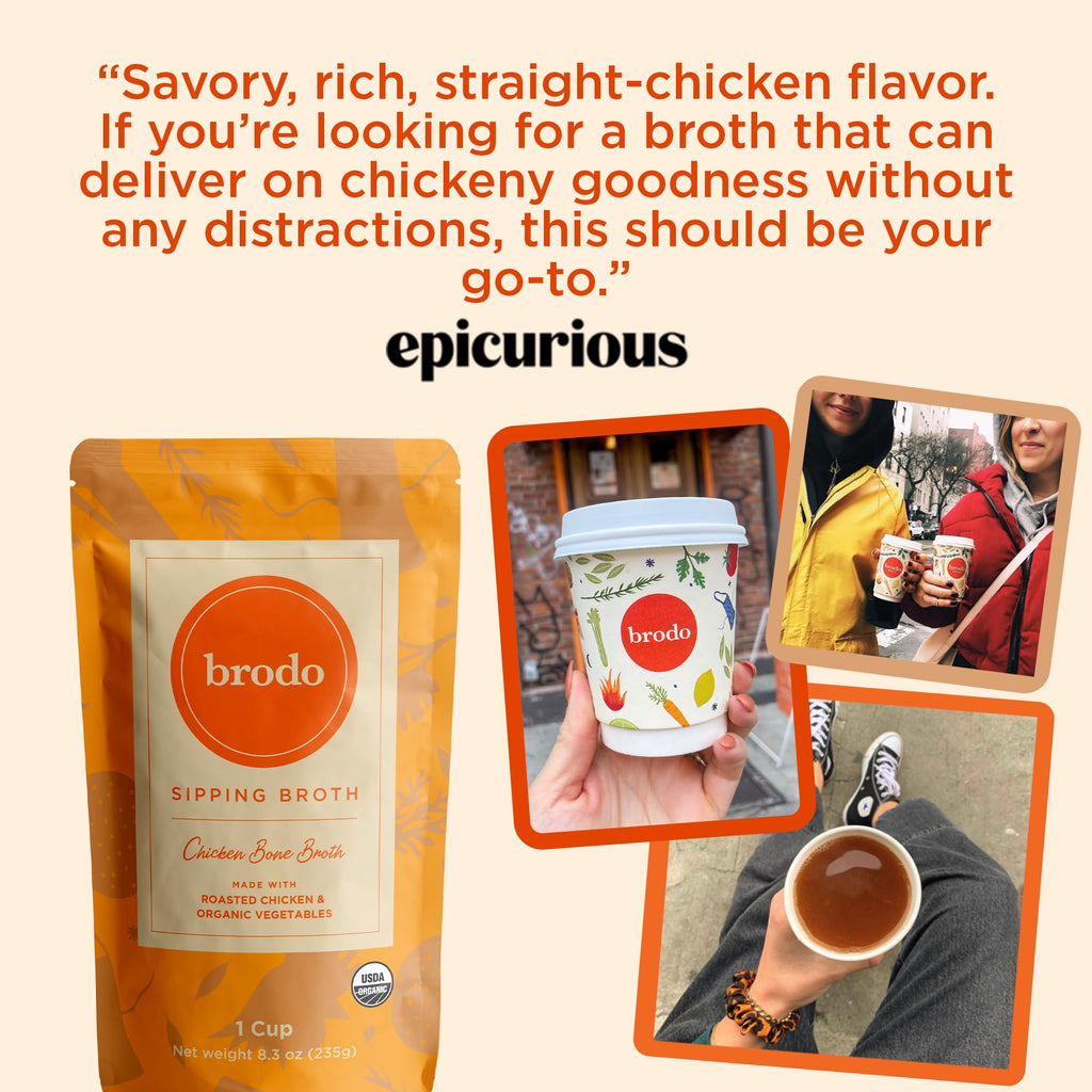 Organic Chicken & Beef Bone Broth 6x 8.3 oz Q76025