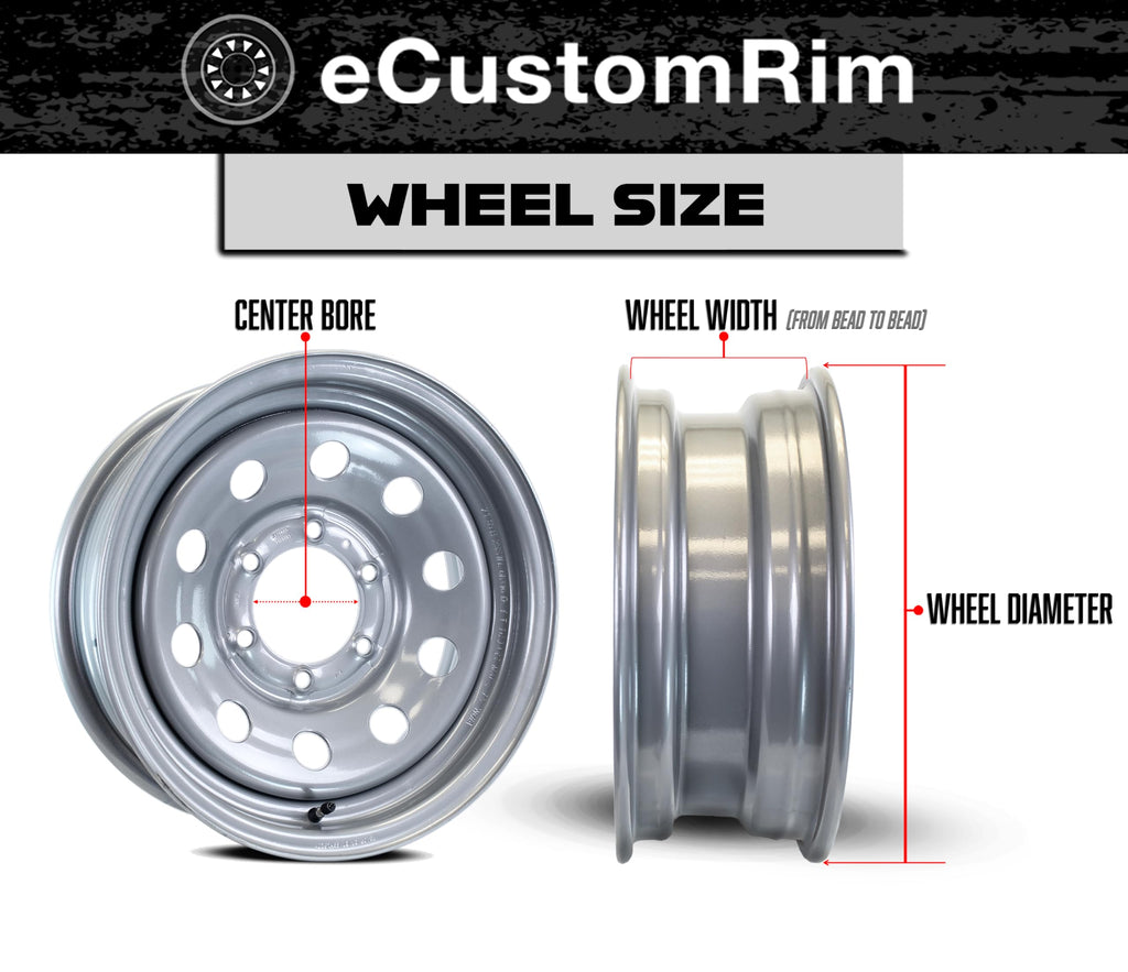 12 Inch 5 Lug Trailer Tire Rim Assembly B34111