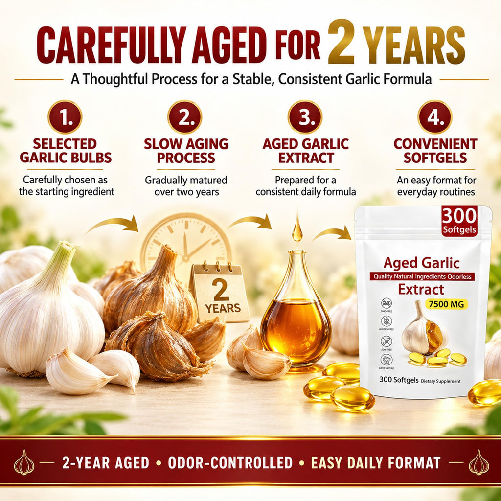 300 Count Garlic Supplement Softgels B890553