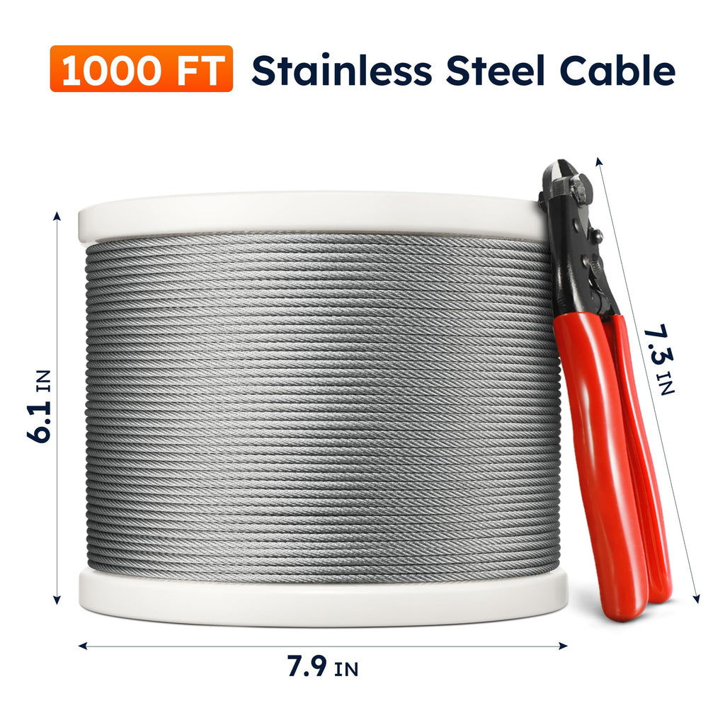 1/8" T316 Stainless Steel Cable W9770
