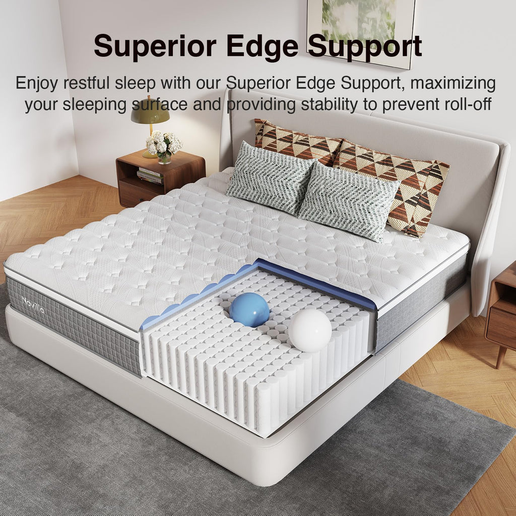 12 Inch Full Size Hybrid Gel Memory Foam Mattress F94823