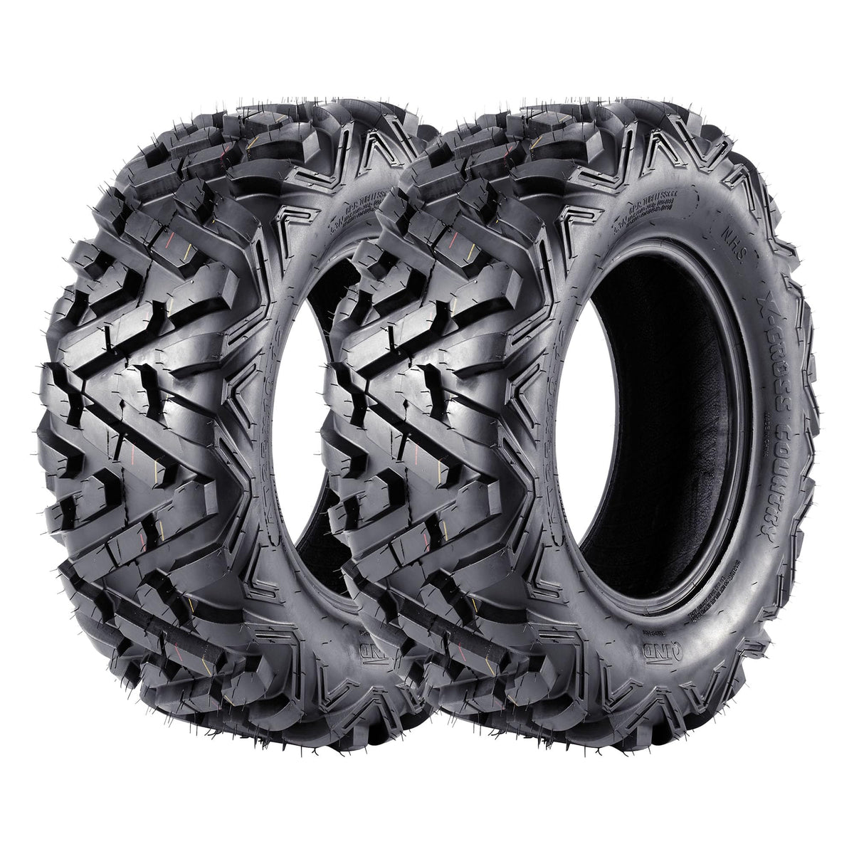 19X7-8 Set of 2 Tubeless ATV Tires K28506