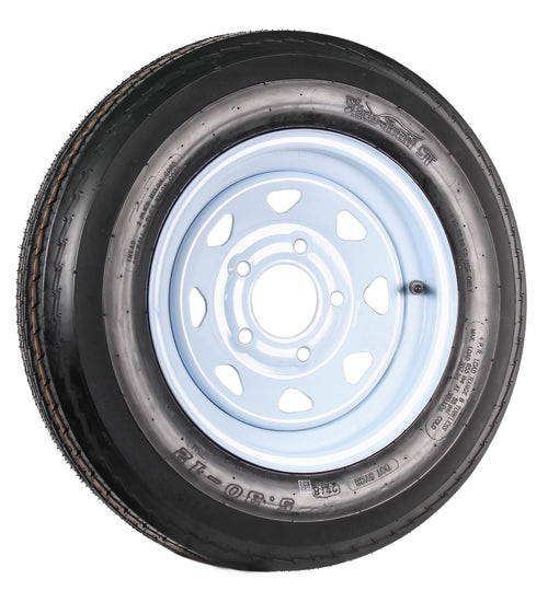 12 Inch 5 Lug Trailer Tire Rim Assembly B34111