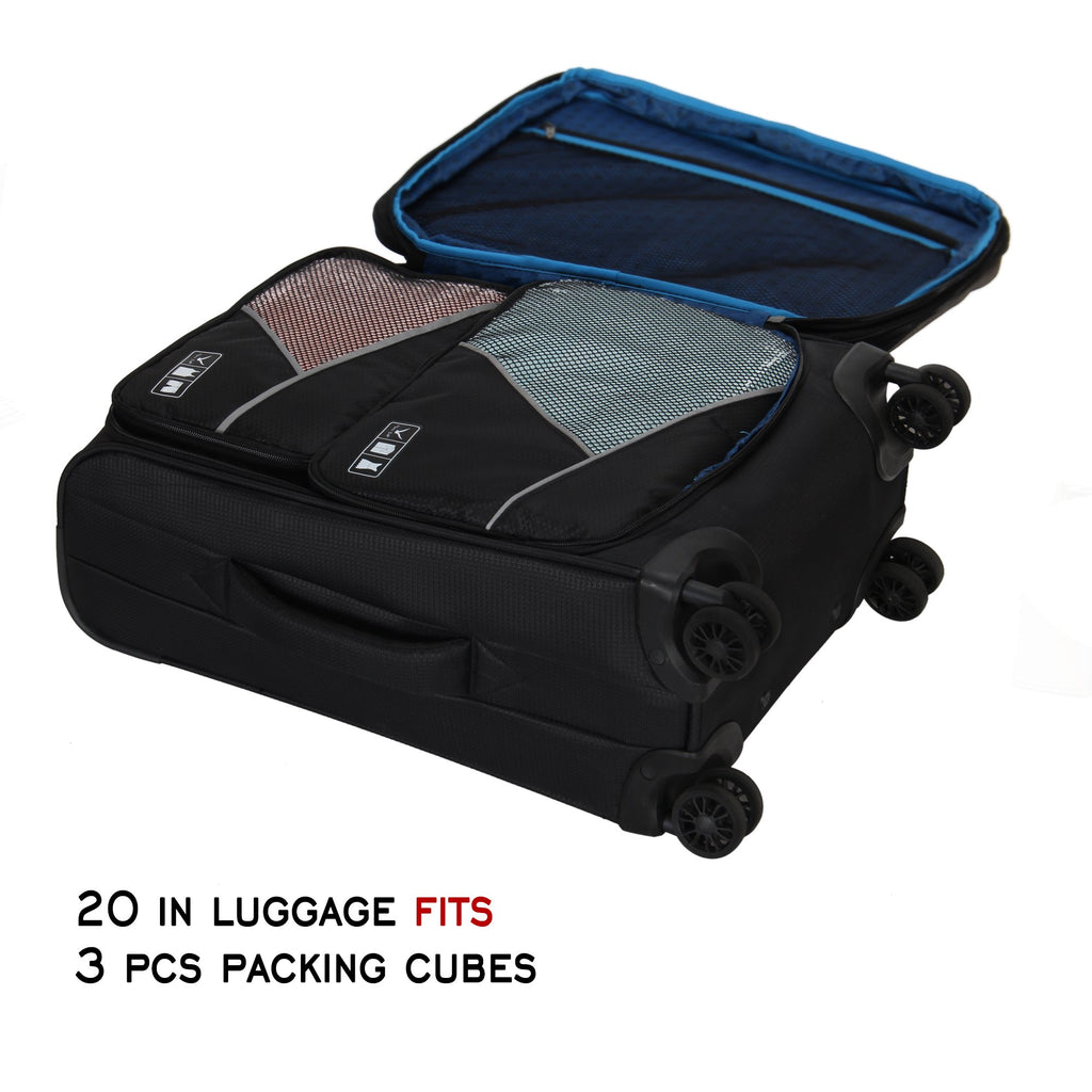 Rolling Backpack with Wheels 43L with Packing Cubes Set O349366