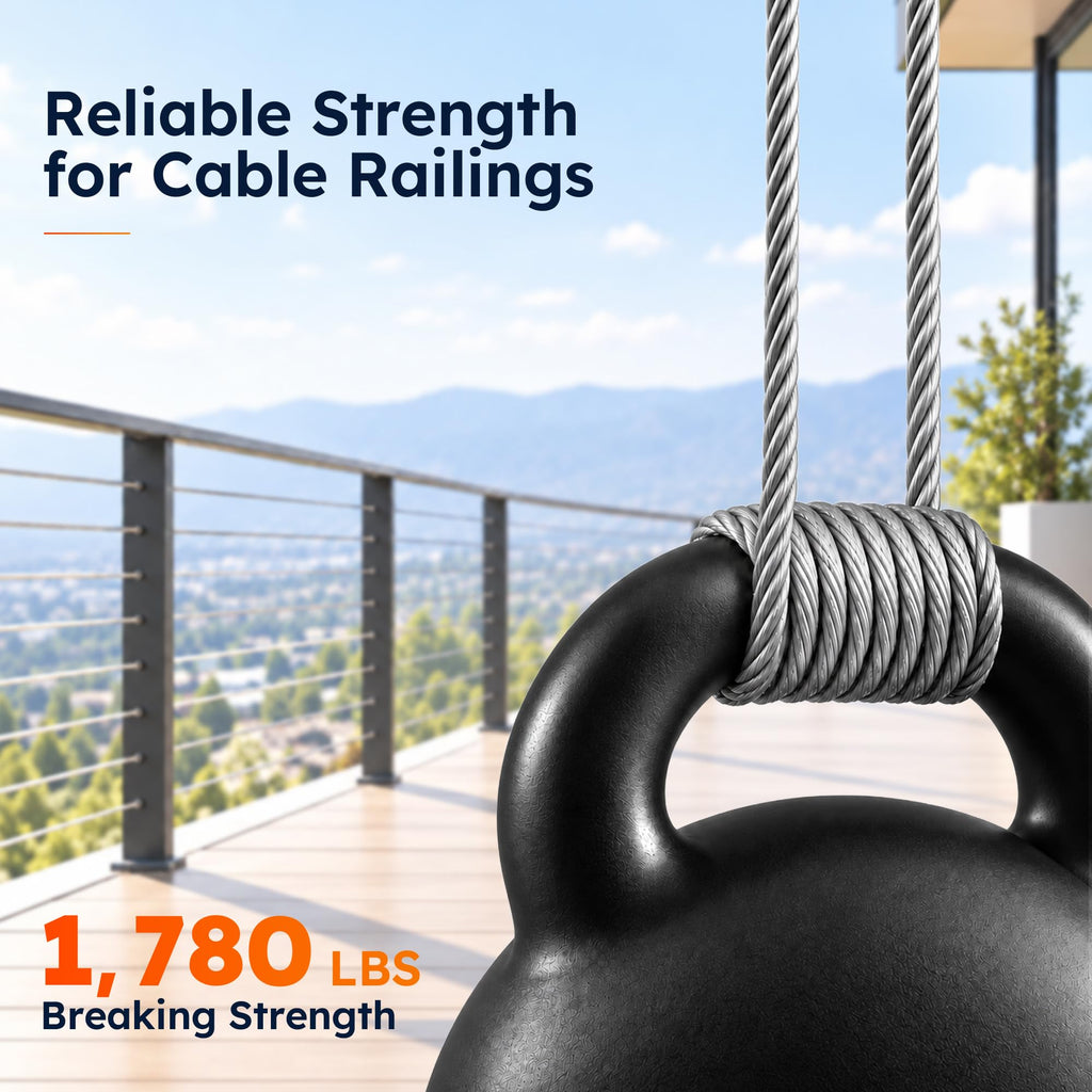 1/8" T316 Stainless Steel Cable W9770