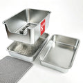 Stainless Steel Sifting Cat Litter Box H517545