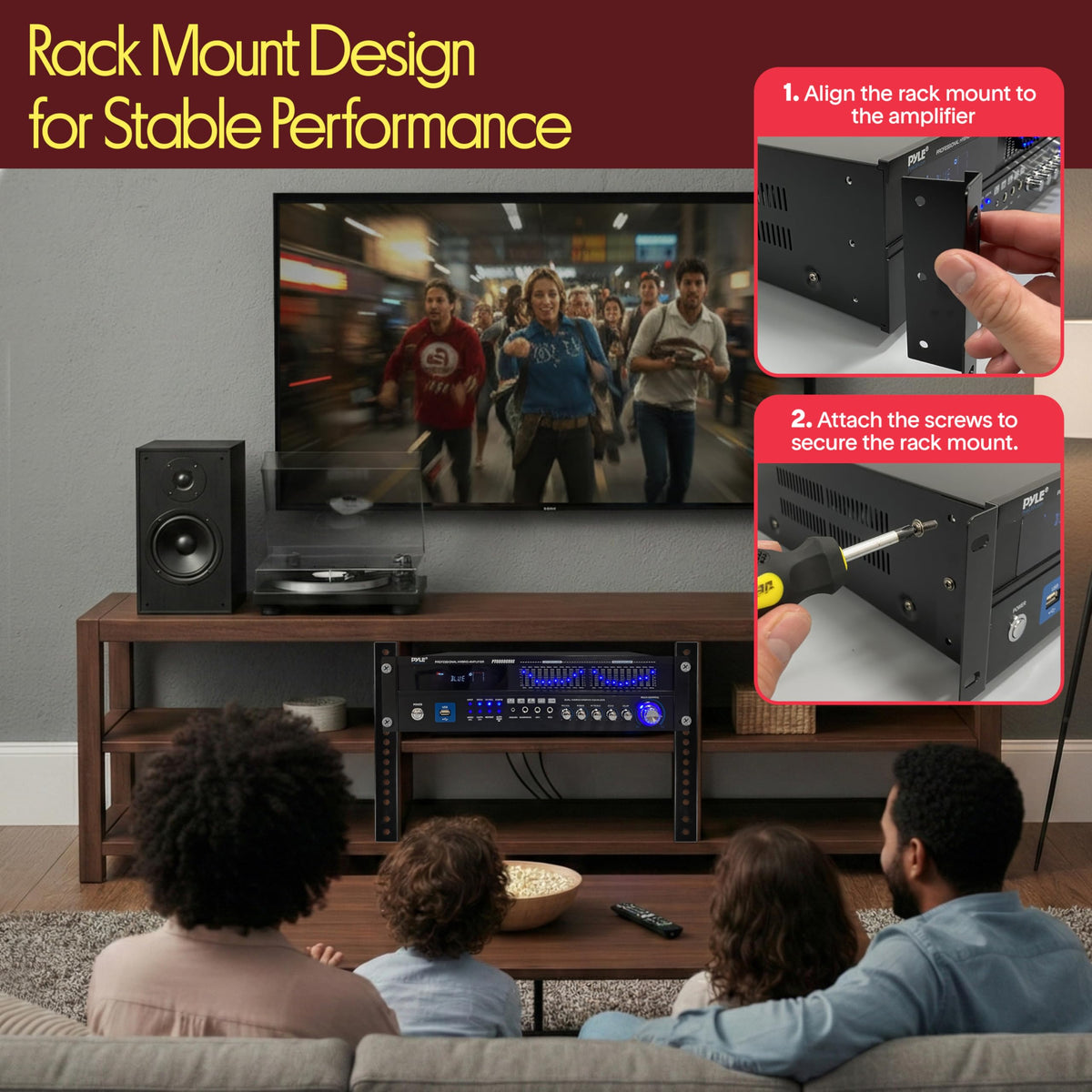 2000W 6-Channel Bluetooth Hybrid Home Amplifier I926230