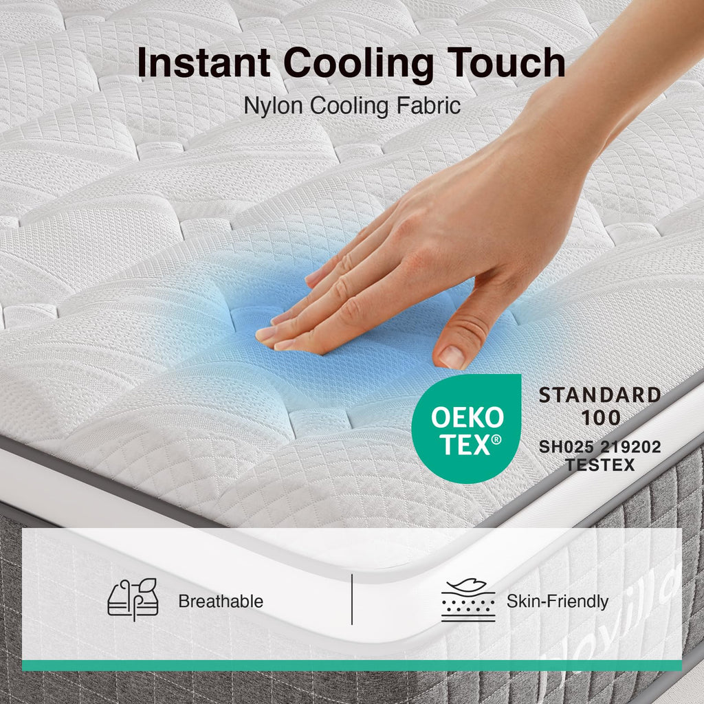 12 Inch Full Size Hybrid Gel Memory Foam Mattress F94823