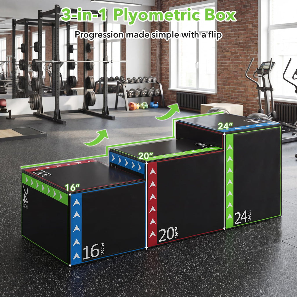 Plyometric Jump Box 3-in-1 O751144