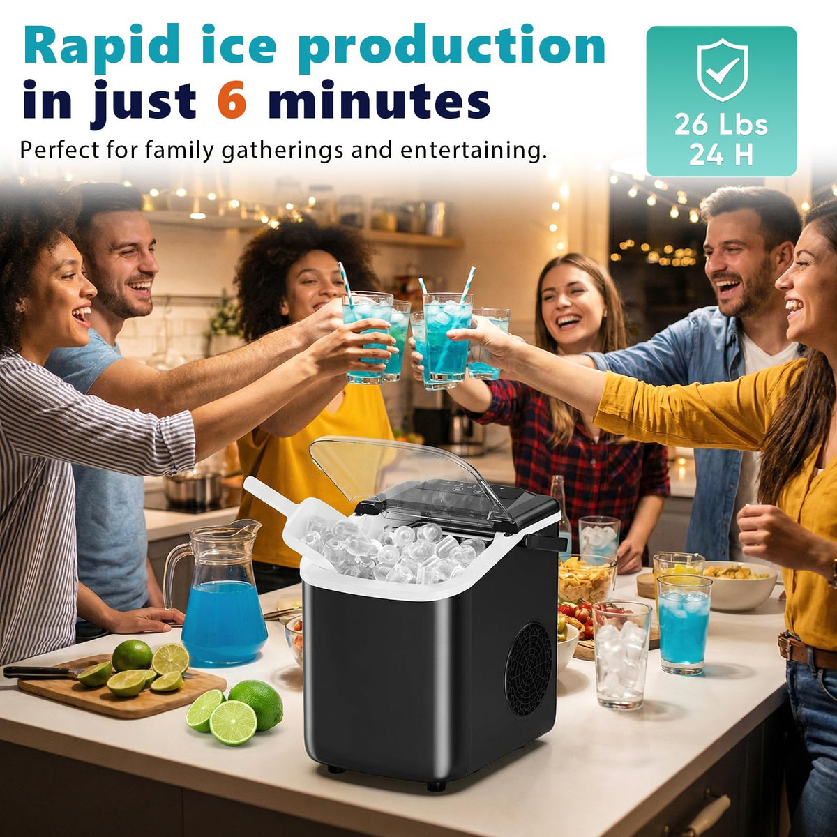 Countertop Ice Maker with Self-Cleaning M812434