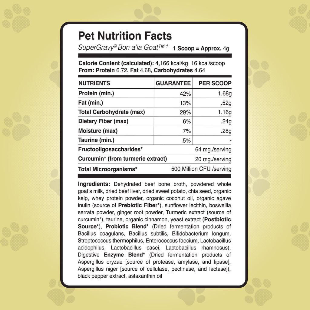 Goat Yogurt Cheese Blend Dog Food Topper 9 oz 60 Scoop T2015