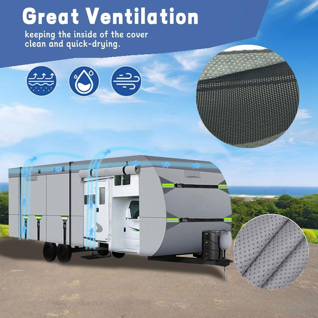 8 Layers Waterproof RV Cover 27'-30' E313